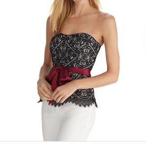 White House Black market Lacy Bustier